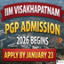IIM Visakhapatnam PGP Admission 2026 Begins; Apply by January 23 @iimv.ac.in
